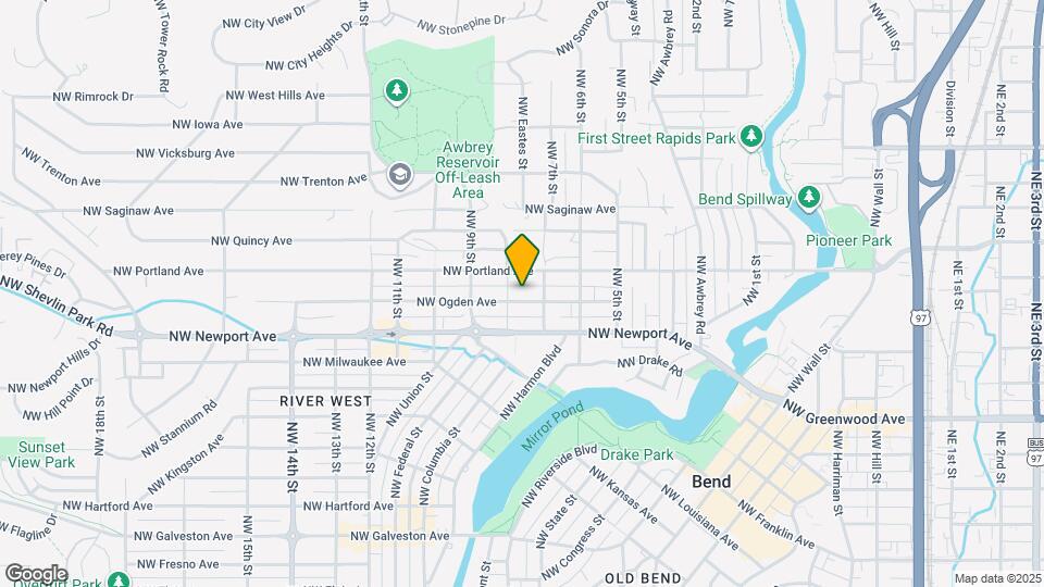 740 NW Ogden Ave Map and Location Details