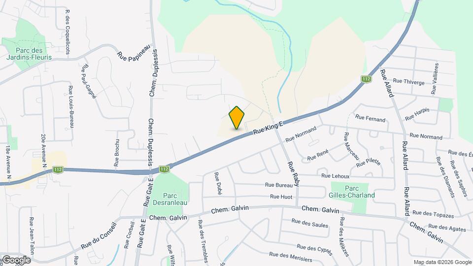 2015-2017 King Rue E Map and Location Details