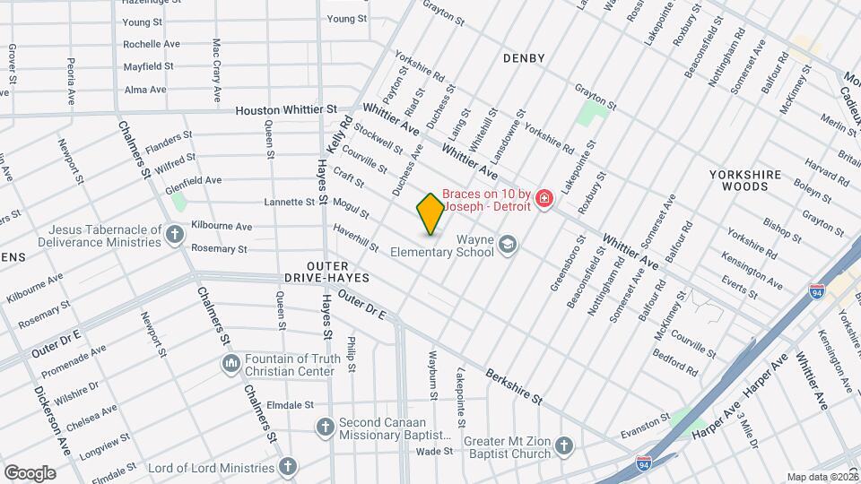 10813 Whitehill St Map and Location Details