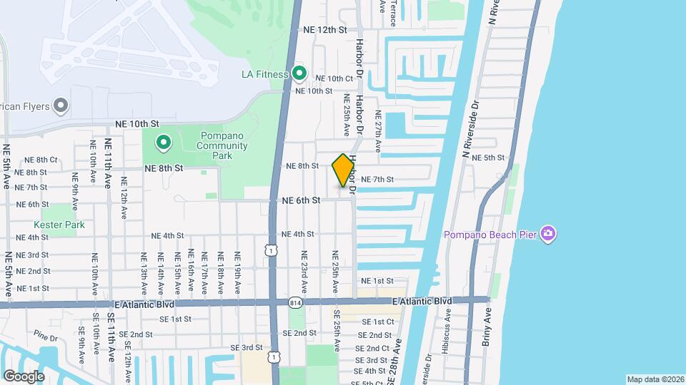 604 NE 25th Ave Map and Location Details