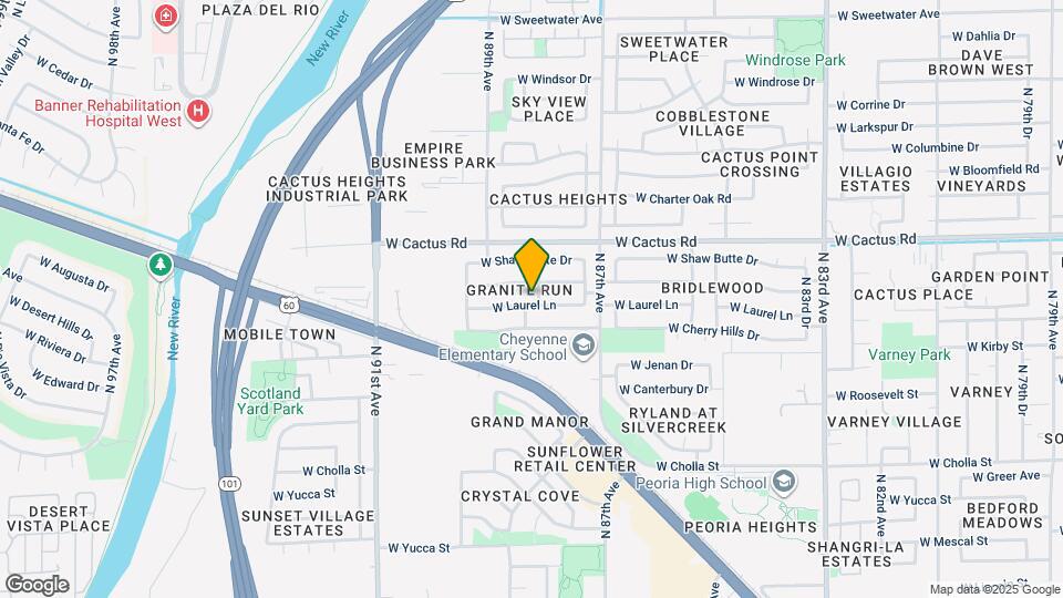 8814 W Laurel Ln Map and Location Details