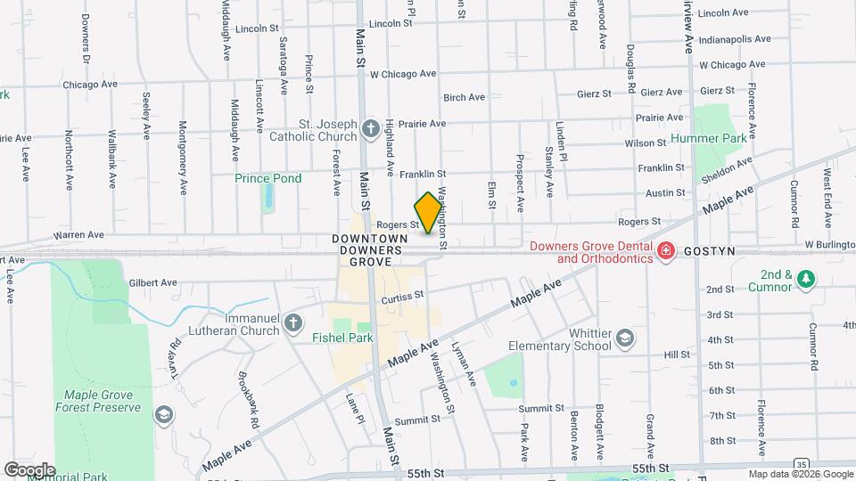 922 Warren Ave Mapa y Detalles de la Ubicación