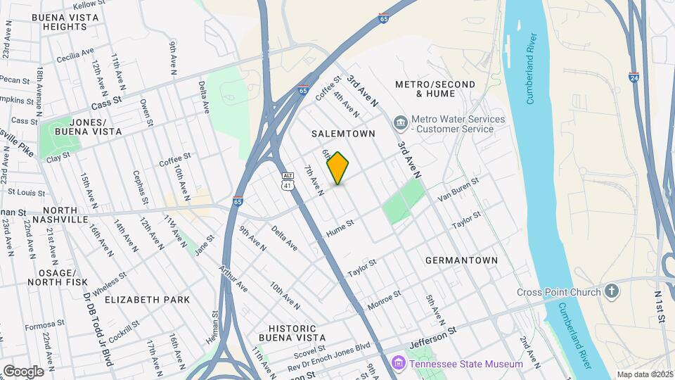 531 Garfield St Map and Location Details