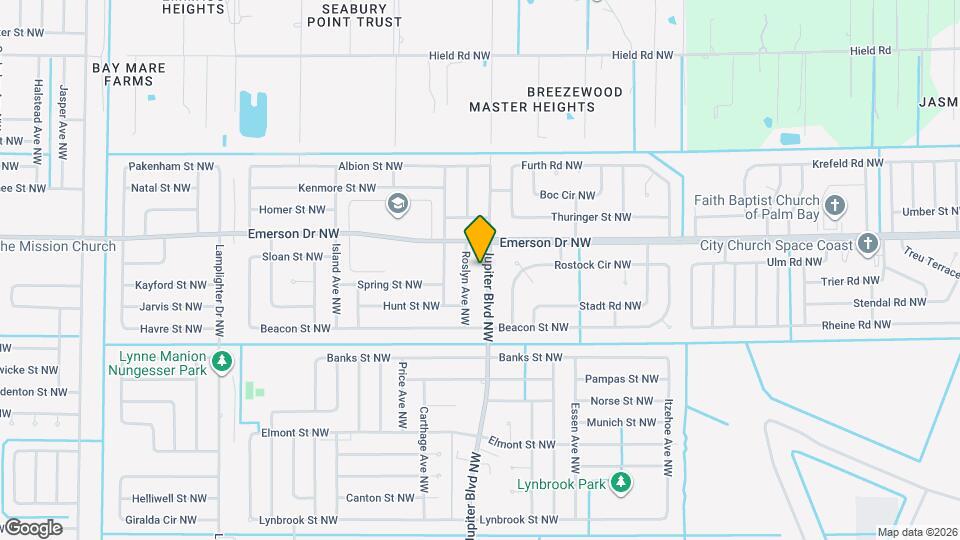520 Jupiter Blvd NW Map and Location Details