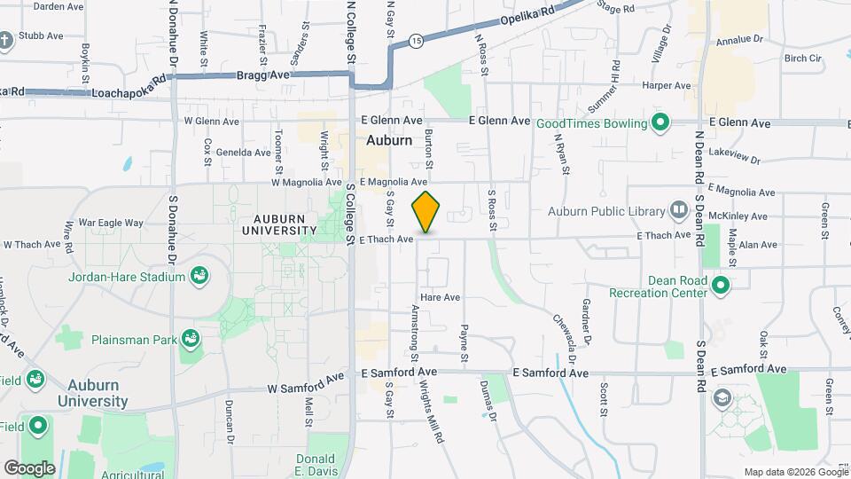 306 E Thach Ave Mapa y Detalles de la Ubicación