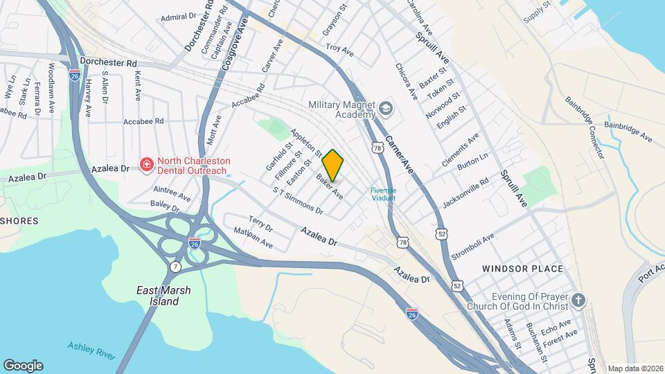 2150 Becker St Map and Location Details