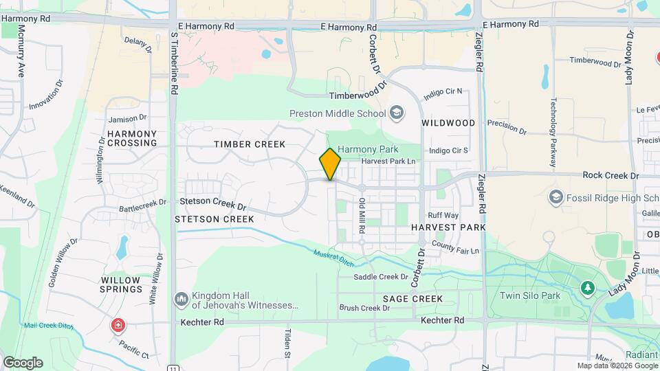 2533 Rock Creek Dr Map and Location Details