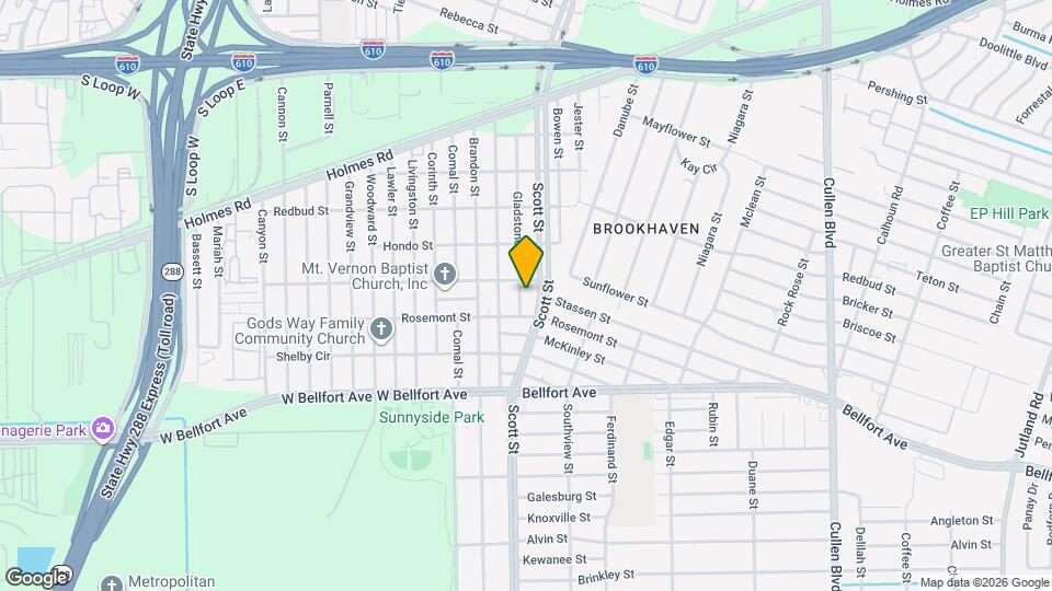 8215 Gladstone St Mapa y Detalles de la Ubicación
