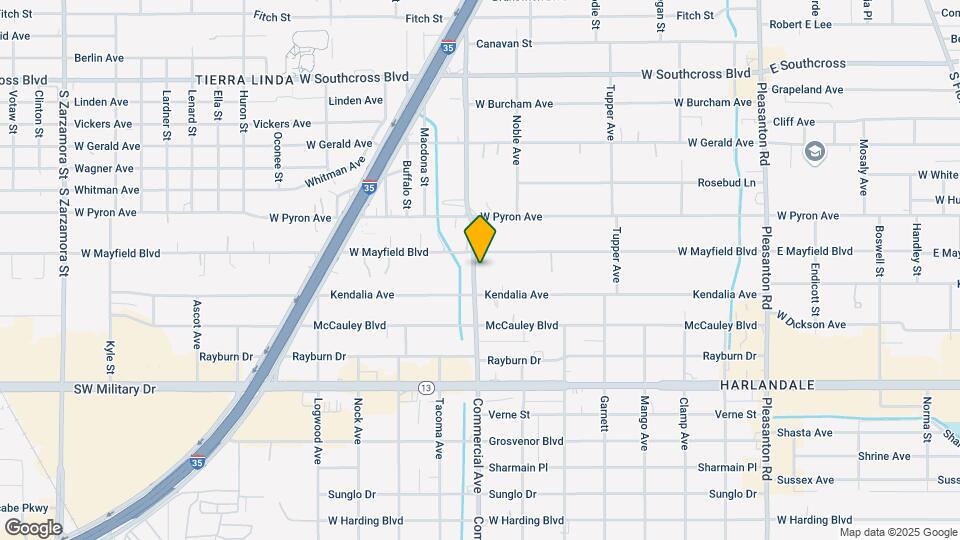 1718 Commercial Ave Mapa y Detalles de la Ubicación
