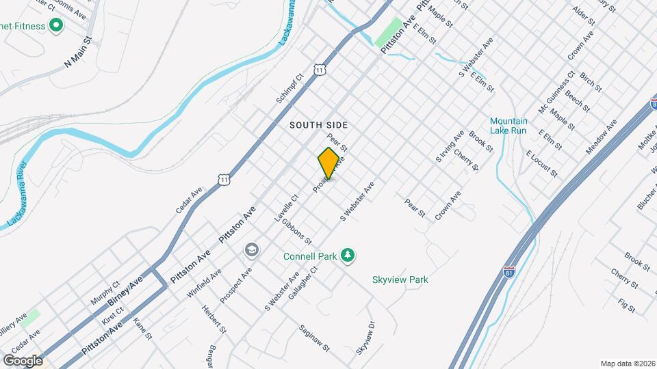 1827 Prospect Ave Map and Location Details