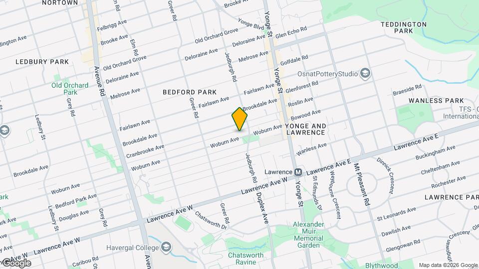 138 Woburn Ave Map and Location Details