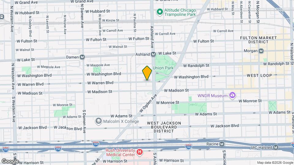 1627 W Warren Blvd Map and Location Details