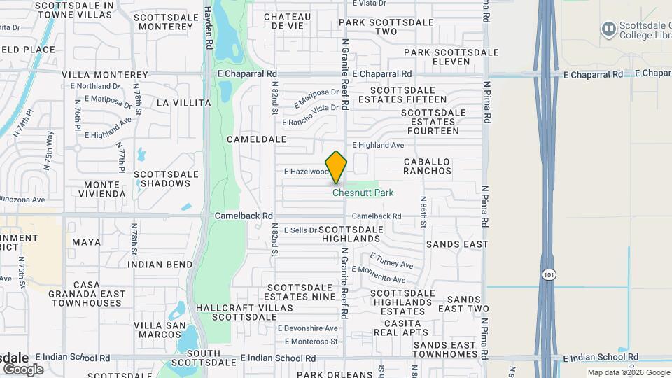 8337 E Meadowbrook Ave Map and Location Details