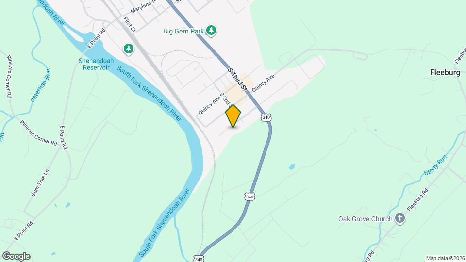 154 Trenton Ave Map and Location Details