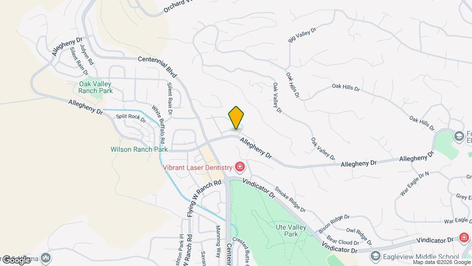 2027 Bristlecone Dr Map and Location Details