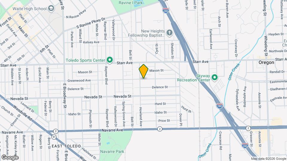 1912 Greenwood Ave Map and Location Details