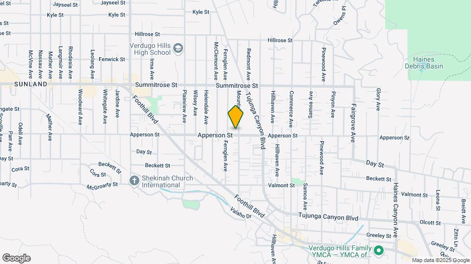 7405 Apperson St Map and Location Details