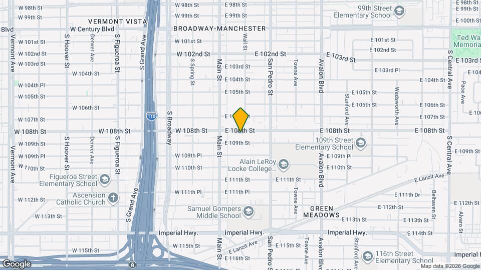 150 E 108th St Map and Location Details
