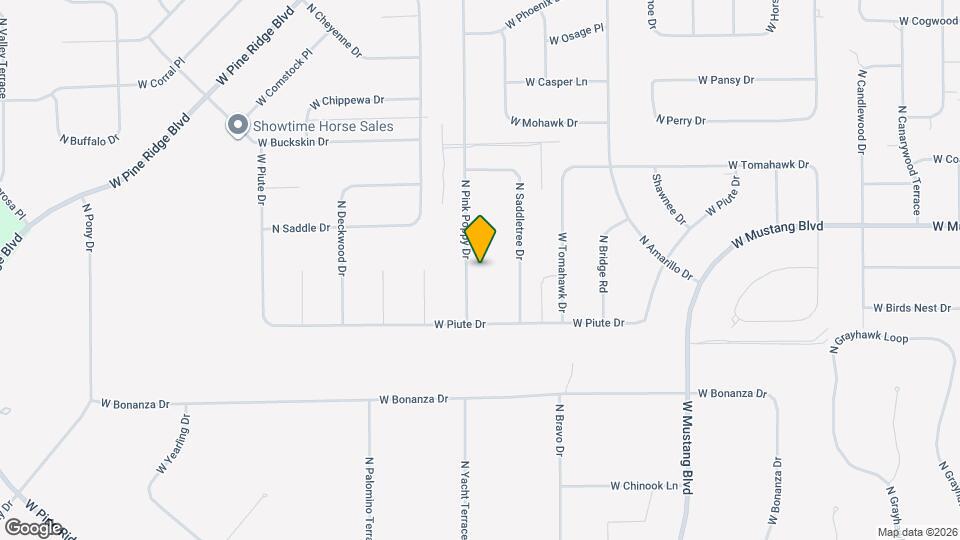 4195 N Pink Poppy Dr Map and Location Details