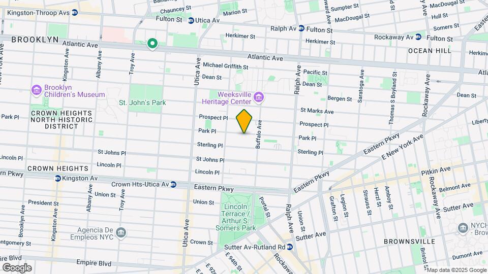 1534 Park Pl Map and Location Details