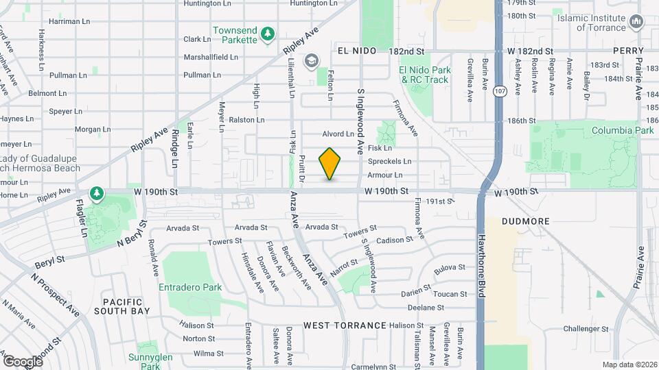 2519 190th St Map and Location Details