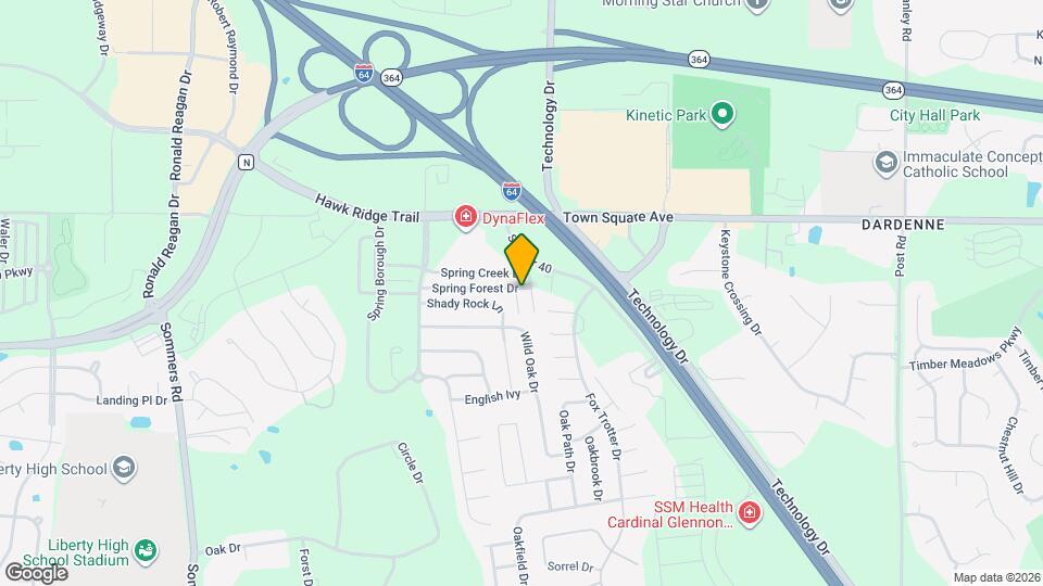 13300 Spring Creek Ln Map and Location Details