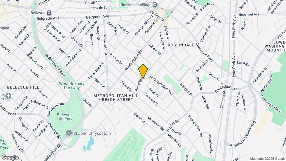 182 Kittredge St Map and Location Details