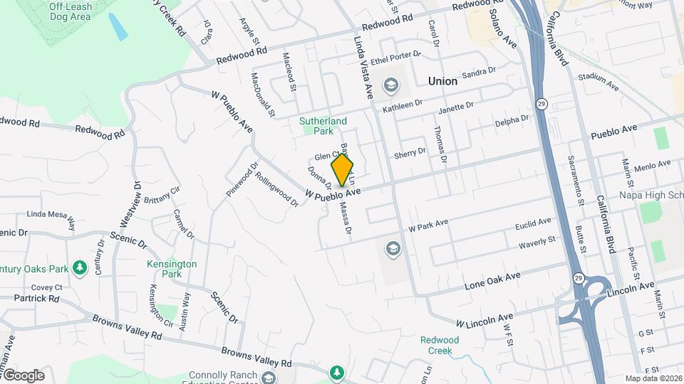 2470 W Pueblo Ave Mapa y Detalles de la Ubicación