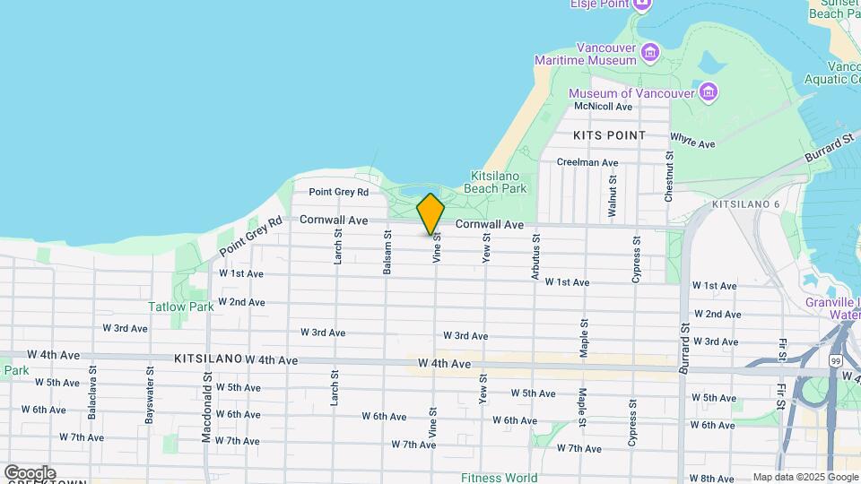 Kitsilano Map and Location Details