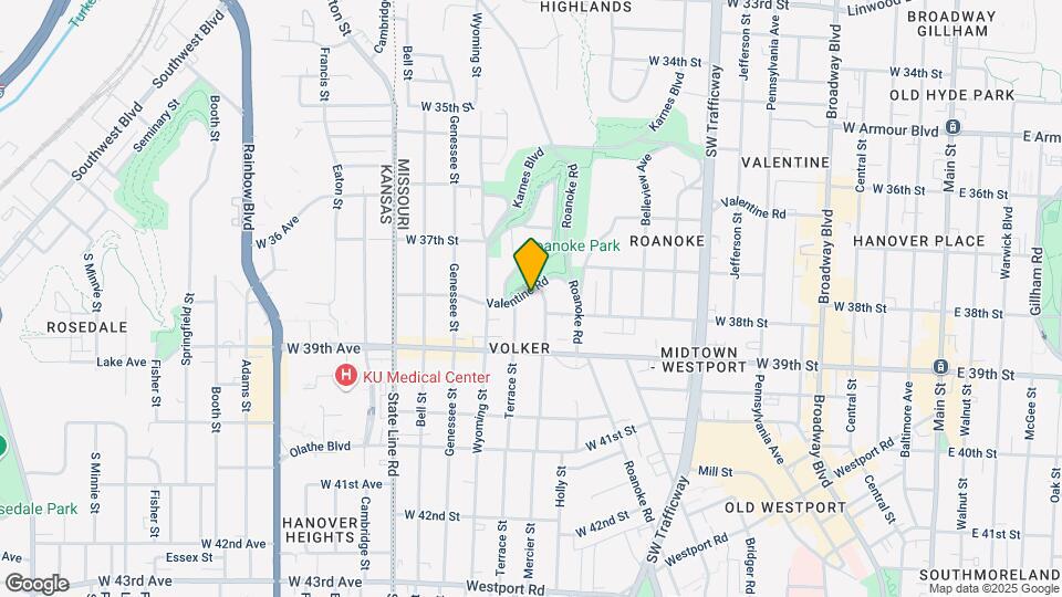 1305-1307 Valentine Rd Map and Location Details
