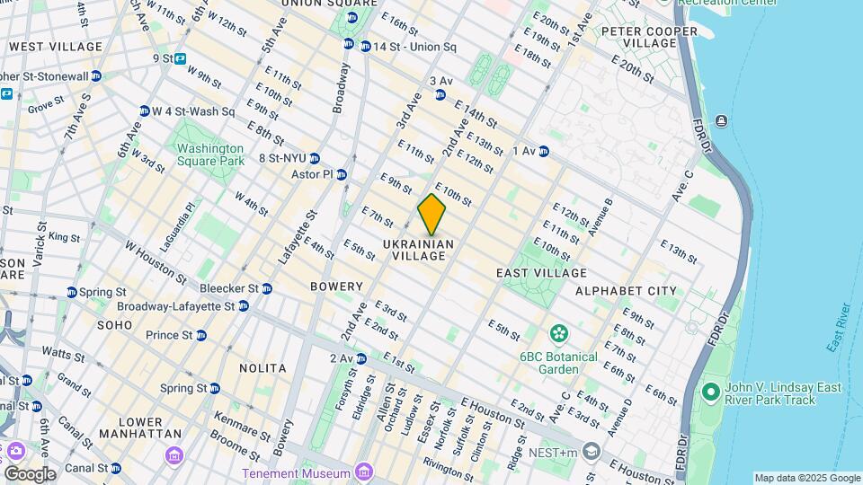 65 E 7th St Mapa y Detalles de la Ubicación