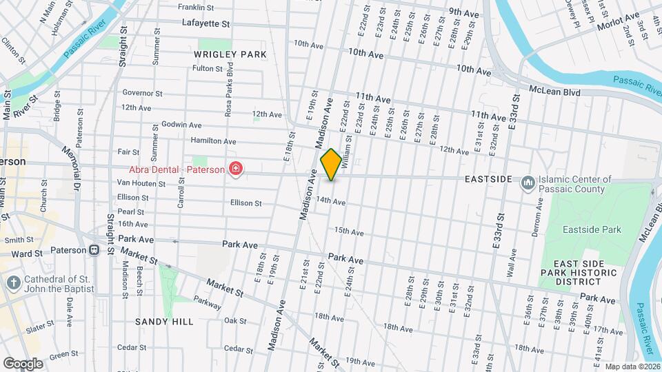 664 E 22nd St Map and Location Details