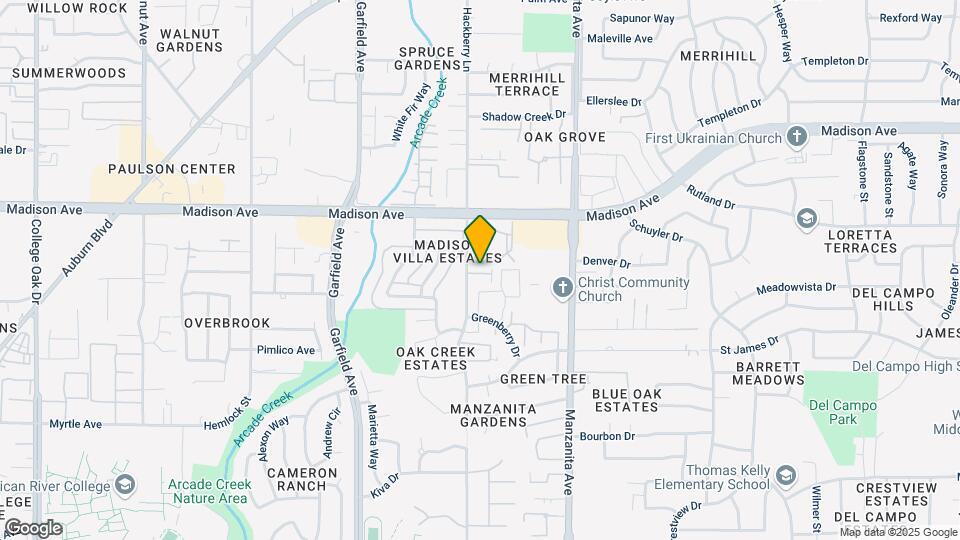 5046 Hackberry Ln Map and Location Details