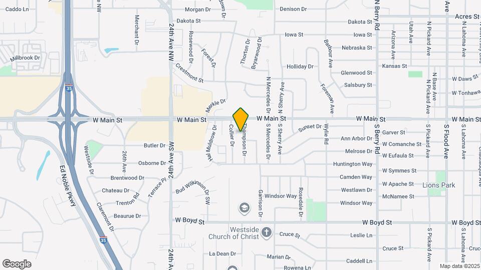 202 Thompson Dr Map and Location Details