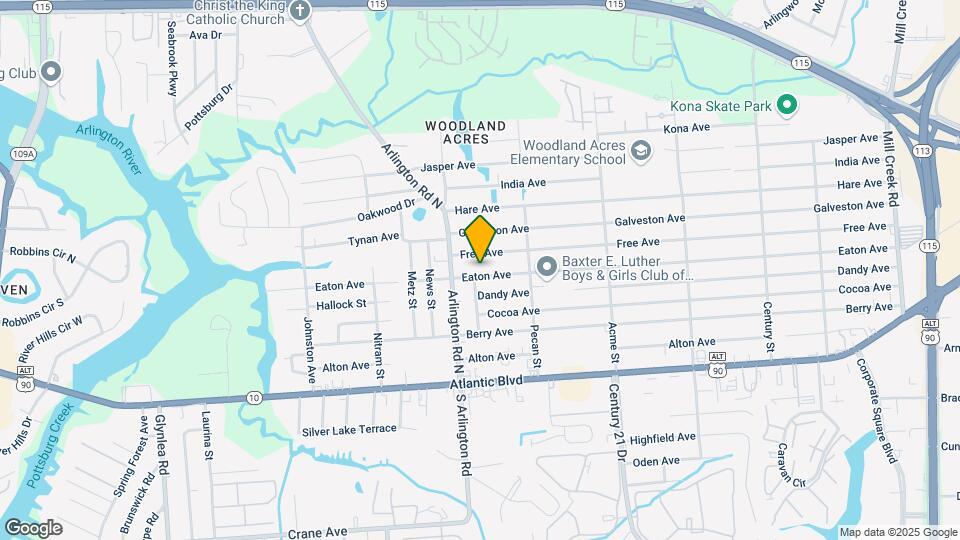 7609 Eaton Ave Map and Location Details