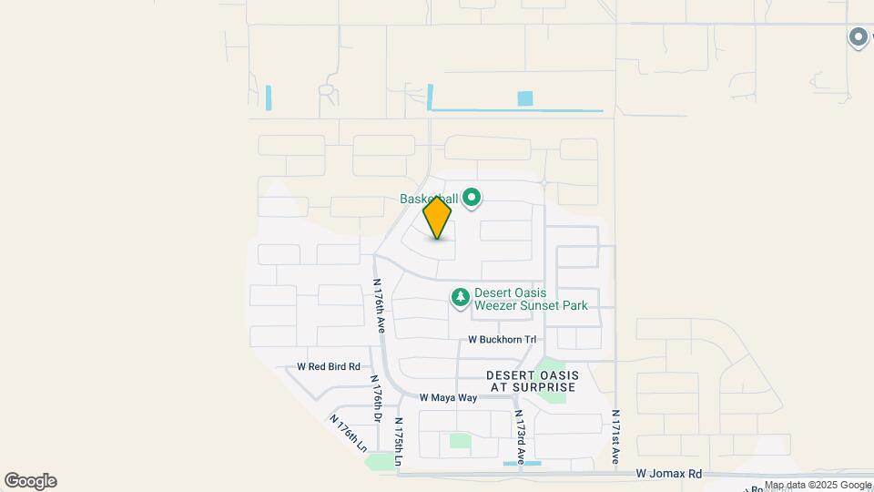 17479 W Hedgehog Pl Map and Location Details
