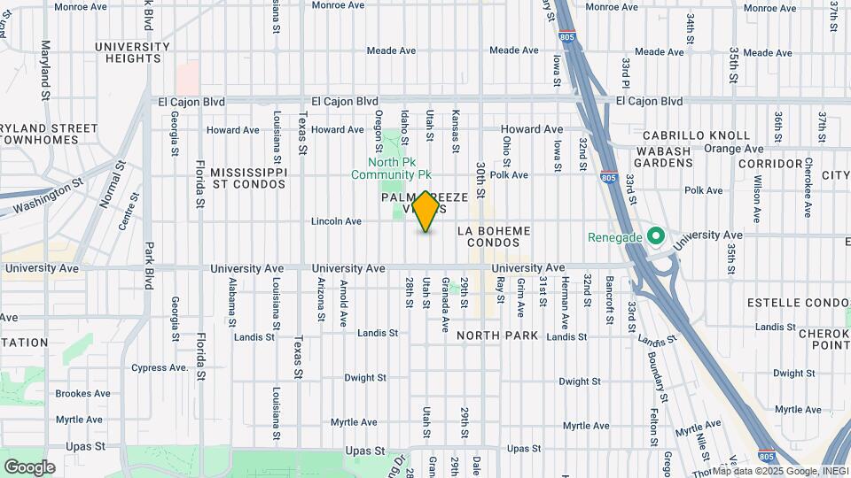 3960 Utah St Map and Location Details