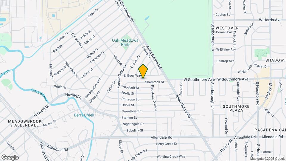 5519 Shamrock St Map and Location Details