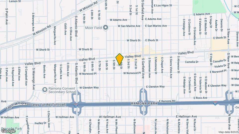 1501 S 4th St Map and Location Details