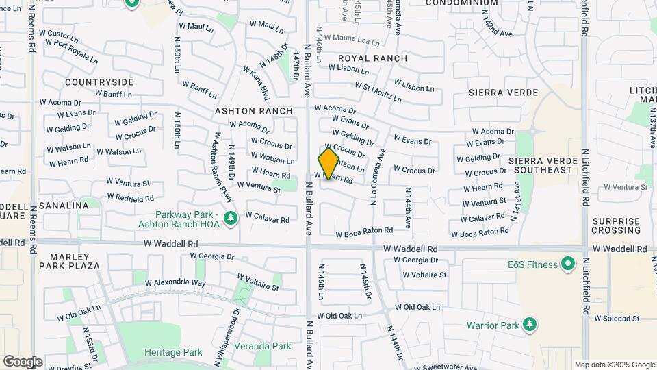 14634 W Ventura St Map and Location Details