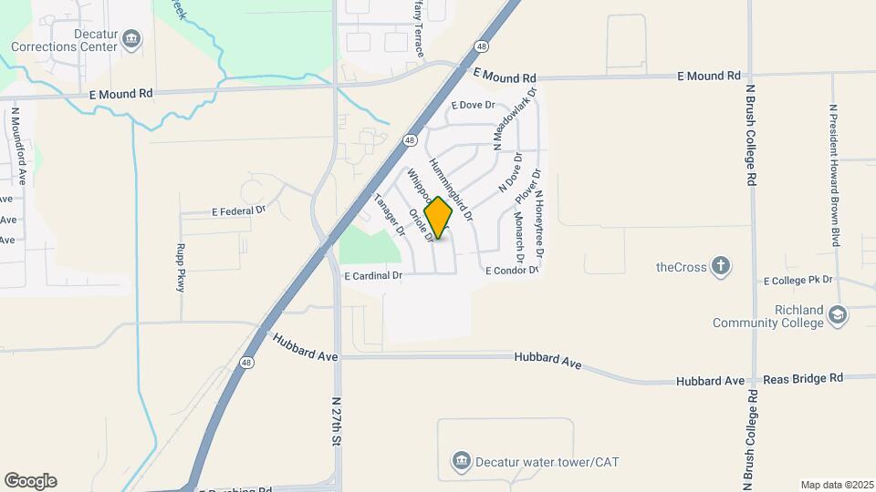 58 Oriole Dr Map and Location Details