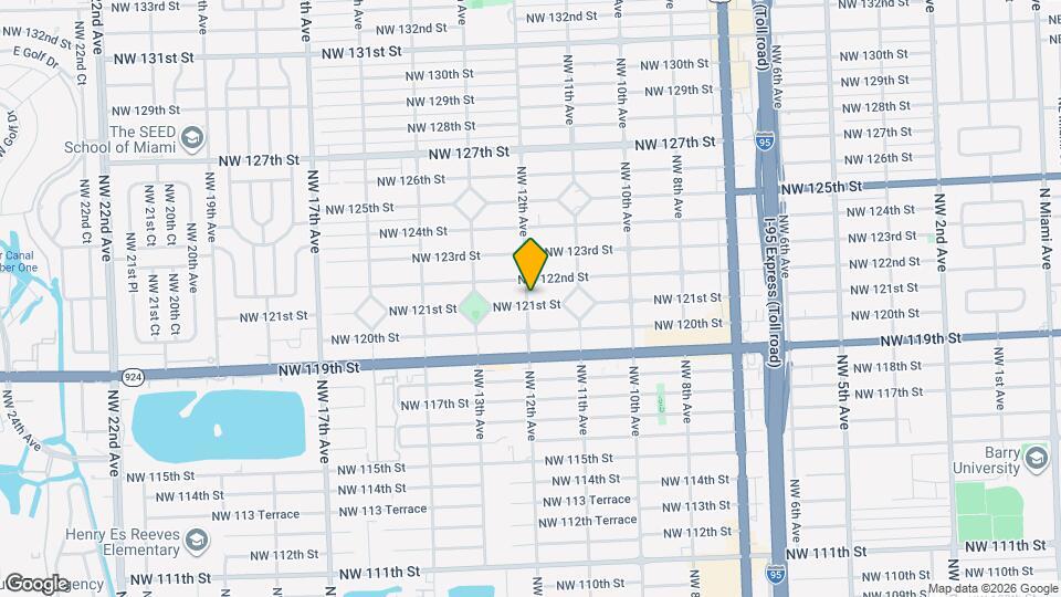 1199 NW 121st St Map and Location Details