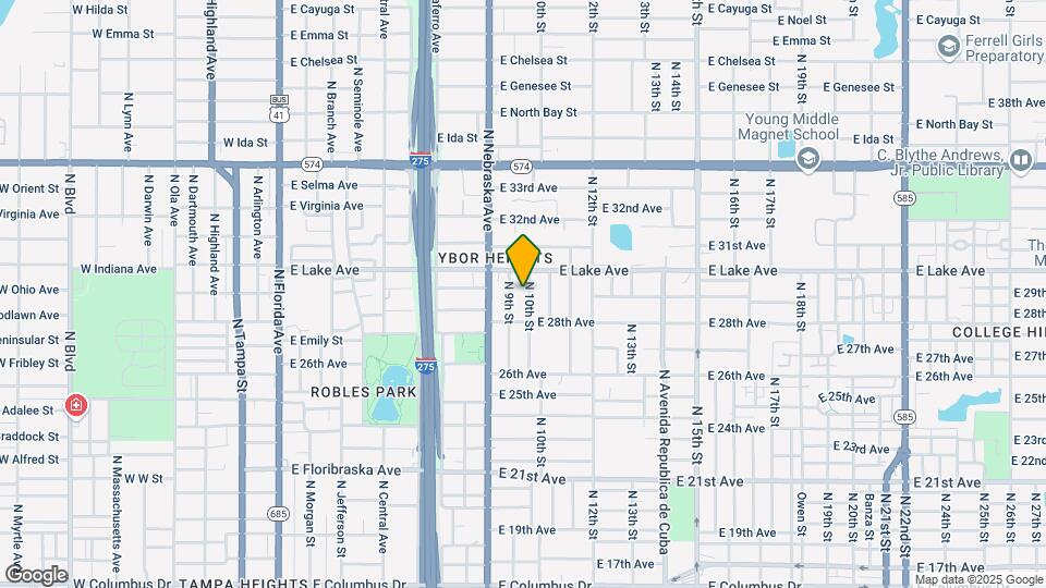 3512 N 10th St Mapa y Detalles de la Ubicación