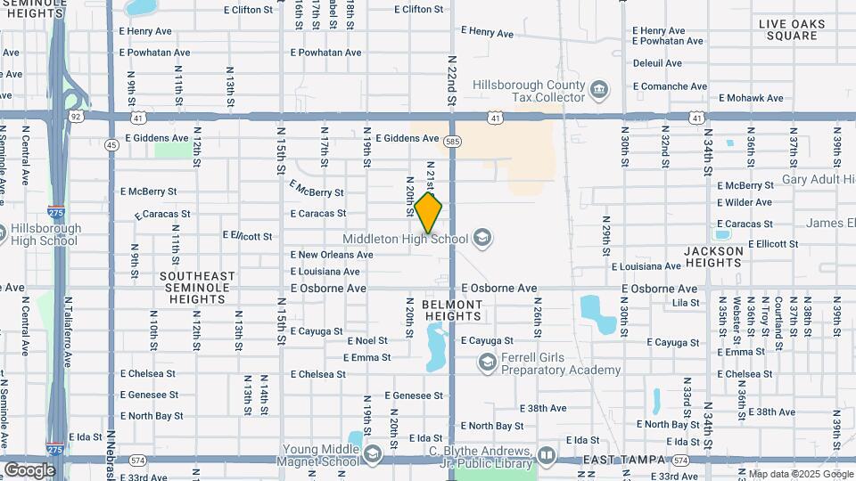 2111 E Ellicott St Map and Location Details