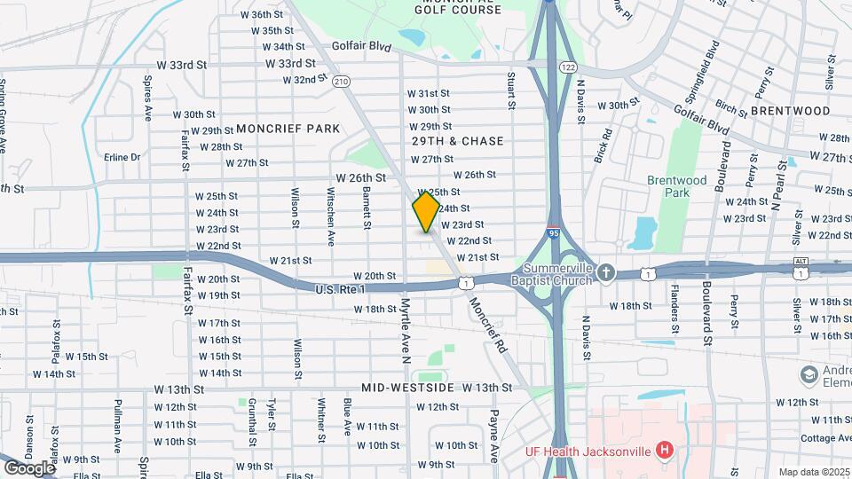 1263 22nd St Mapa y Detalles de la Ubicación