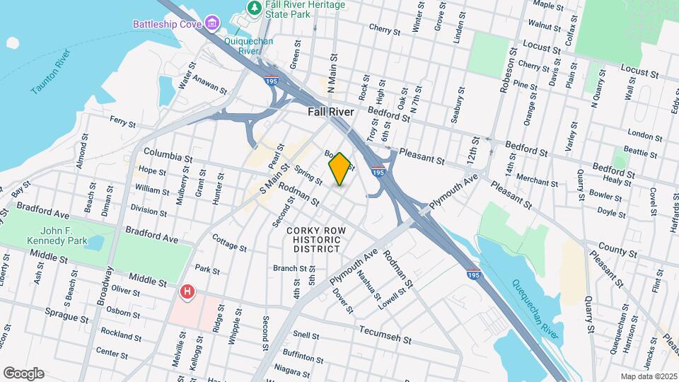 550 Spring St Map and Location Details