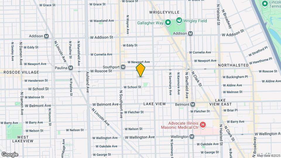 1253 W Henderson St, Unit 2 Mapa y Detalles de la Ubicación