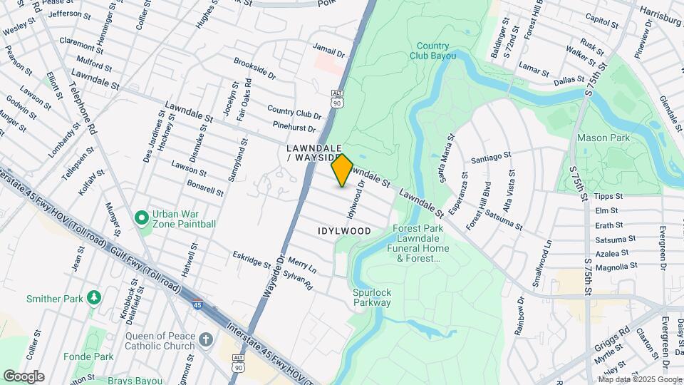 6649 Fairfield St Map and Location Details