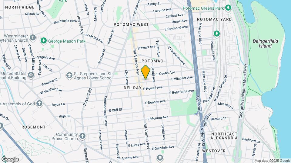 210 E Windsor Ave Map and Location Details