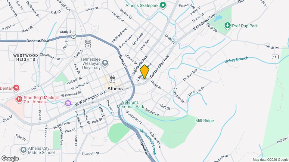 516 Eastanallee Ave Map and Location Details